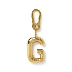Alphabet Gold Key Ring