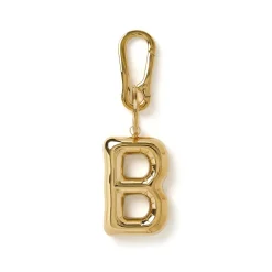 Alphabet Gold Key Ring
