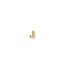Alphabet Gold Single Stud
