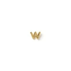 Alphabet Gold Single Stud