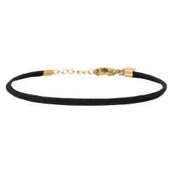 Alphabet String Bracelet - Black