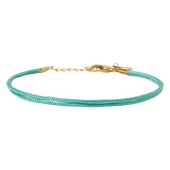 Alphabet String Bracelet - Sky