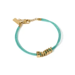 Alphabet String Bracelet - Sky