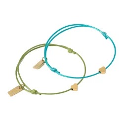 Angel Heart Friendship Bracelet Pair