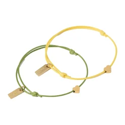 Angel Heart Friendship Bracelet Pair