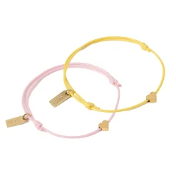 Angel Heart Friendship Bracelet Pair