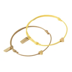 Angel Heart Friendship Bracelet Pair