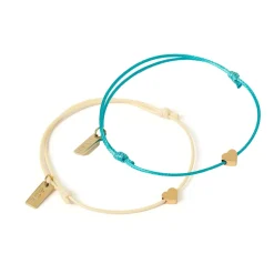 Angel Heart Friendship Bracelet Pair