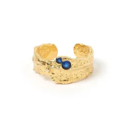 Anya Gold Ring - Sapphire