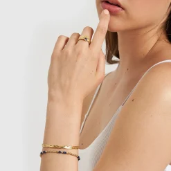 Anya Gold Ring - Sapphire
