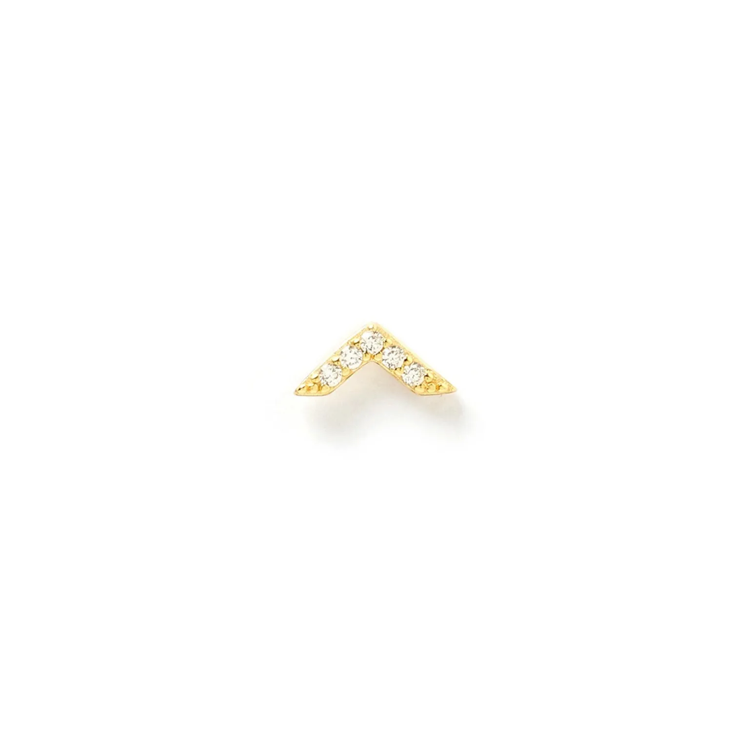 Arrow Single Stacker Stud Earring