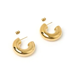 Bella Gold Hoop Earrings