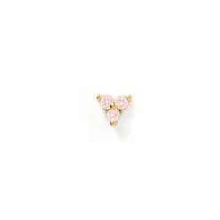 Cassia Single Stack Stud Earring - Rose