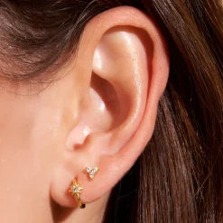 Cassia Single Stack Stud Earring