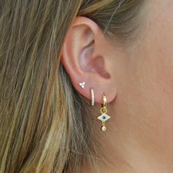 Cassia Single Stack Stud Earring