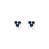 Cassia Stud Earrings - Sapphire