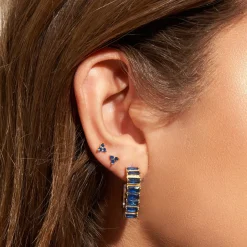 Cassia Stud Earrings - Sapphire