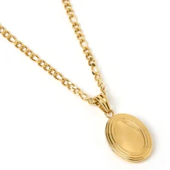 Classic Gold Locket Necklace