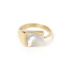 Cleo Gold and Mother of Pearl Ring