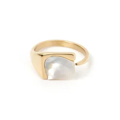Cleo Gold and Mother of Pearl Ring