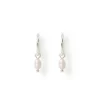 Cordelia Pearl Earrings - Silver