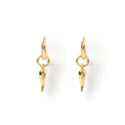 Cornicello Gold Charm Earrings - Small