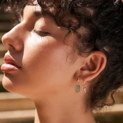Cornicello Gold Charm Earrings - Small
