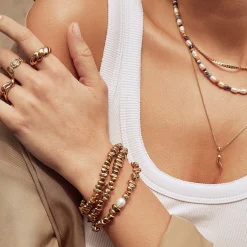 Cornicello Gold Charm Necklace - Large