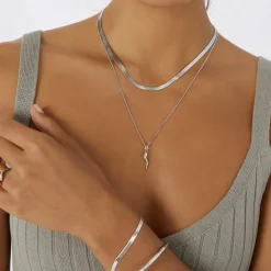 Cornicello Silver Charm Necklace