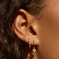 Crushed Birthstone Earrings