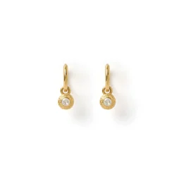 Crushed Birthstone Earrings