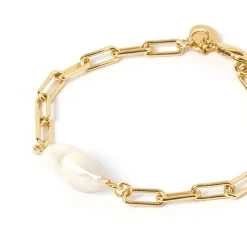 Danielle Gold and Pearl Bracelet