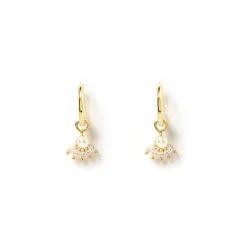 Della Gold Charm Earrings