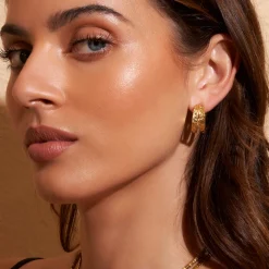 Elodi Gold Hoop Earrings