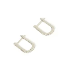 Eloise Silver and Zircon Earrings