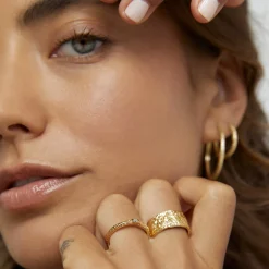 Emperor Gold Stacking Ring