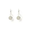 Estrella Silver & Zircon Hoop Huggies