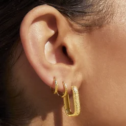 Farrah Gold Link Earrings