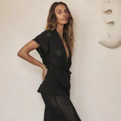 Ferrara Pants Set - Liquorice