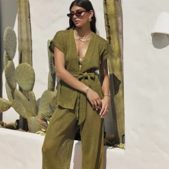 Ferrara Pants Set - Pistachio