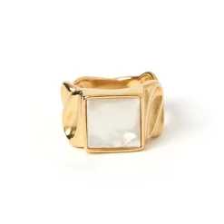 Fez Gold and Pearl Ring