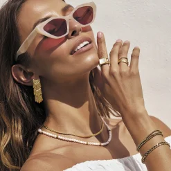 Fez Gold and Pearl Ring