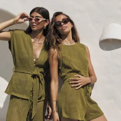 Florence Shorts Set - Pistachio