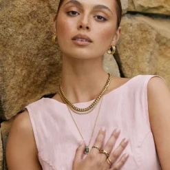 Gabriella Gold Hoop Earrings