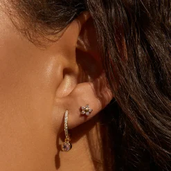 Gardenia Studs - Rose