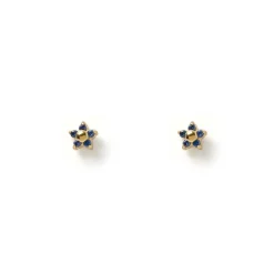 Gardenia Studs - Sapphire