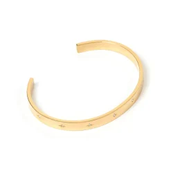 Gemma Gold Cuff Bracelet