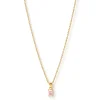 Gia Gold Necklace - Rose