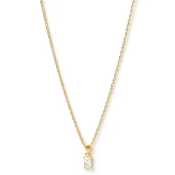 Gia Gold Necklace - Stone