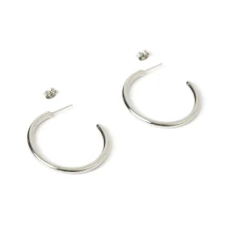Harper Hoop Earrings - Silver